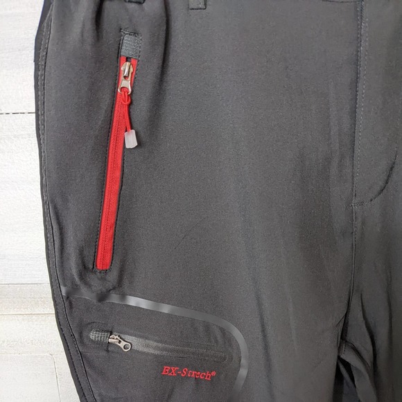 Outdoor Sport Charging Lightweight Waterproof Black/Red Pants Size 34Wx32L NEW - Picture 2 of 8